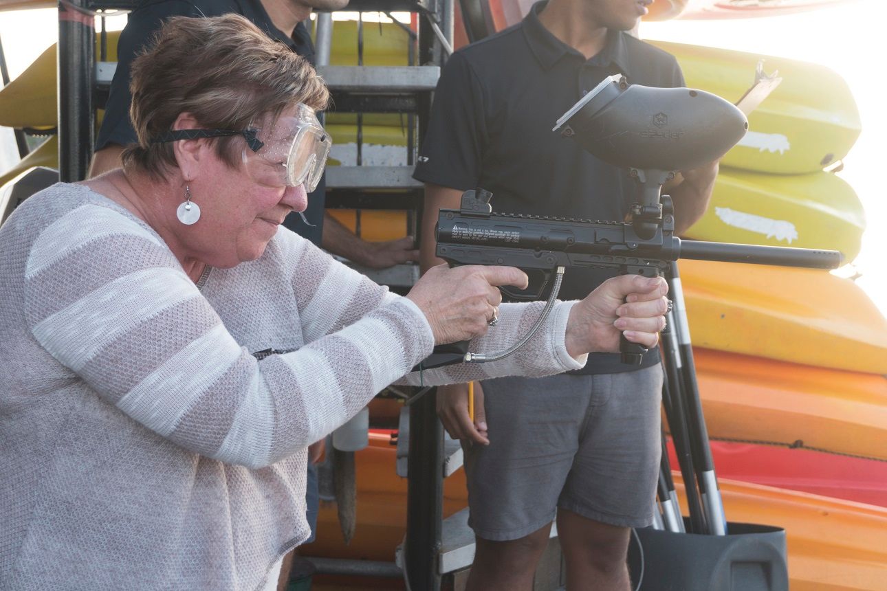 target shooting at The Rock NZ