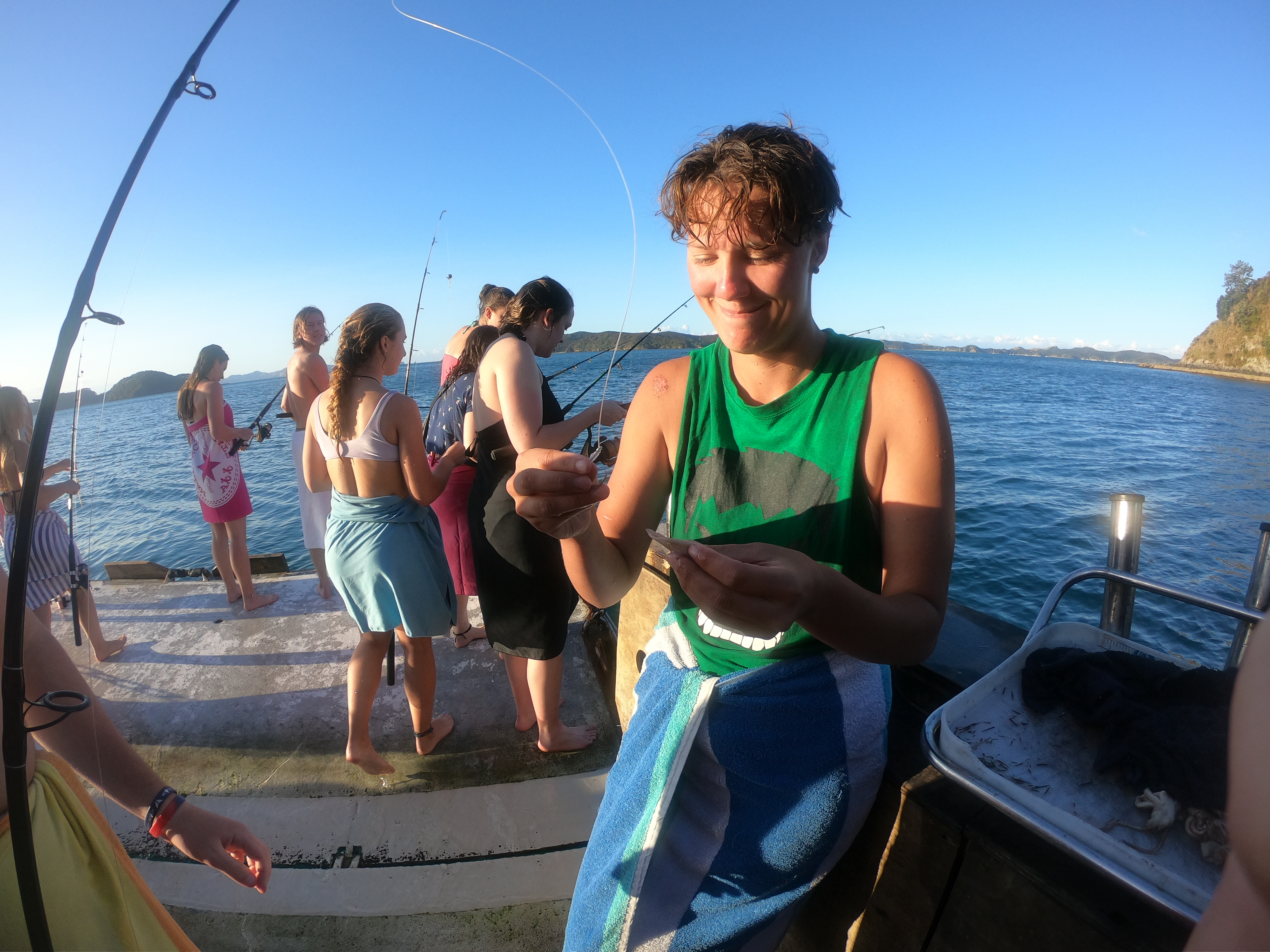 fishing local marine animals in the bay of islands