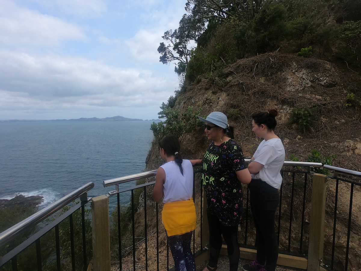 resting at the top of a gorgeous view at the bay of islands