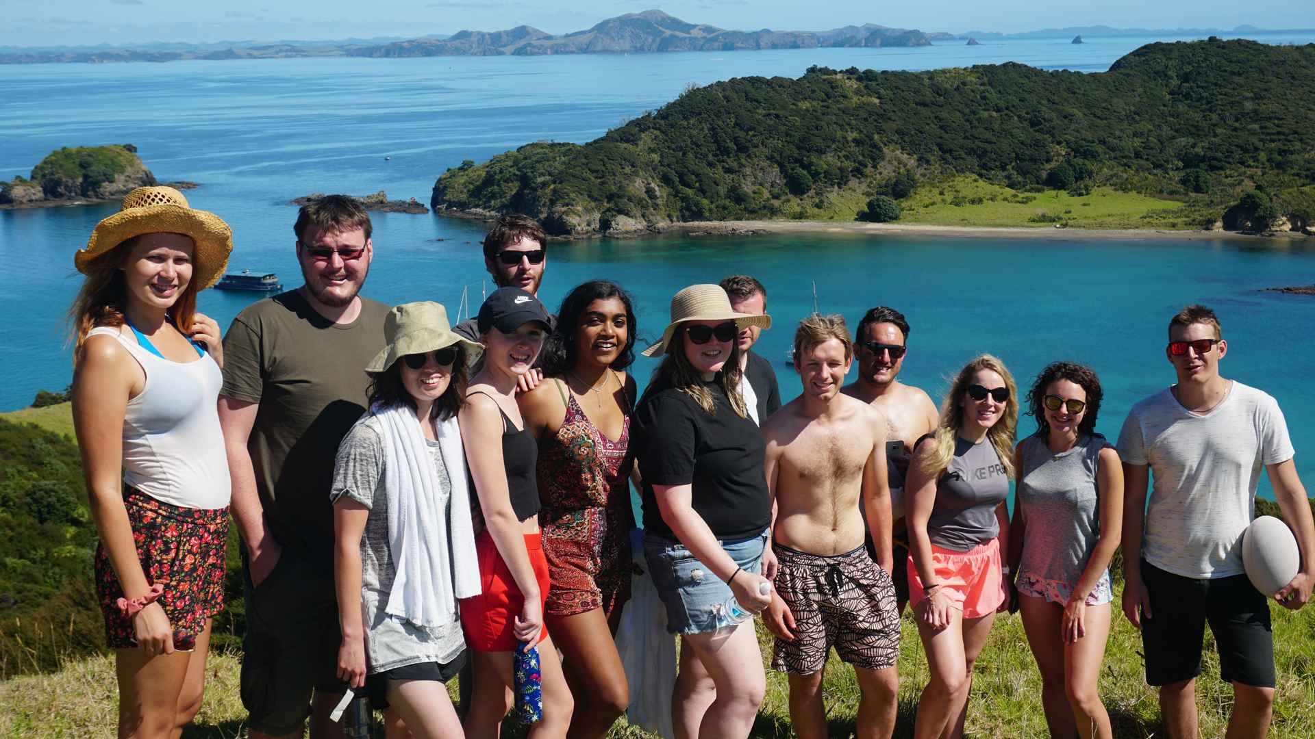 overnight cruise crew at Waewaetoria mountain top