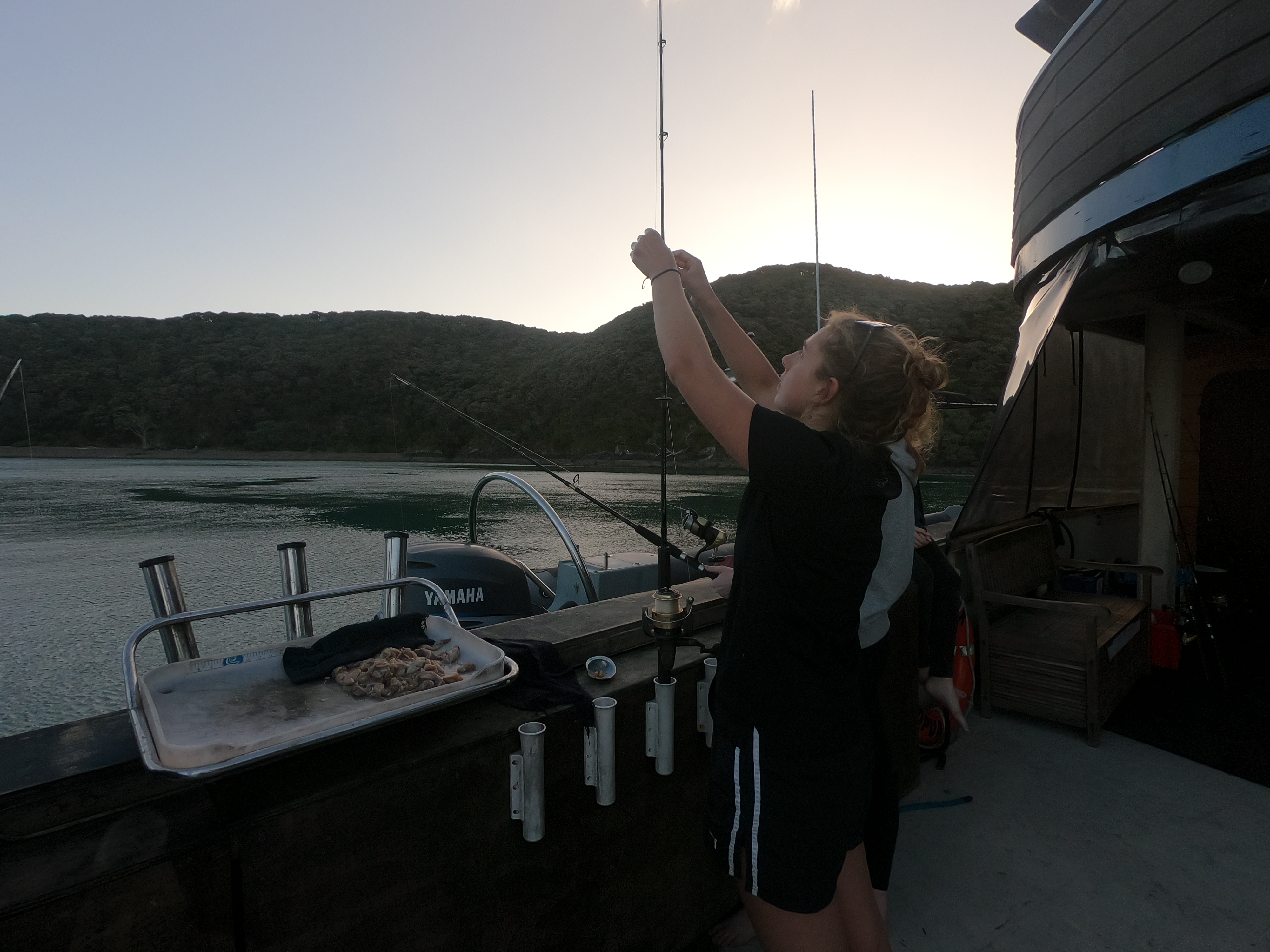 dusk fishing at the rock adventure cruise