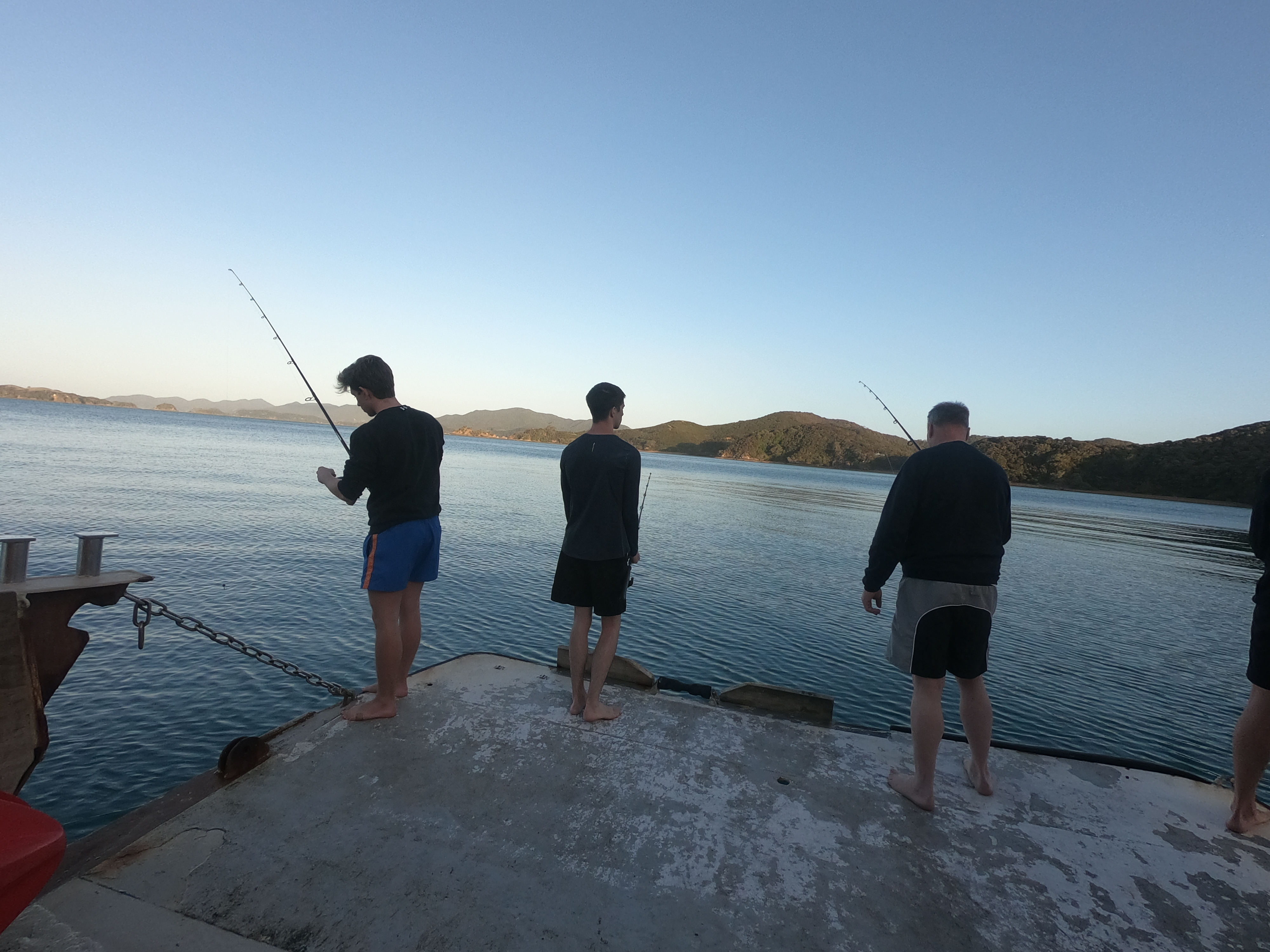 dusk fishing at the rock adventure cruise