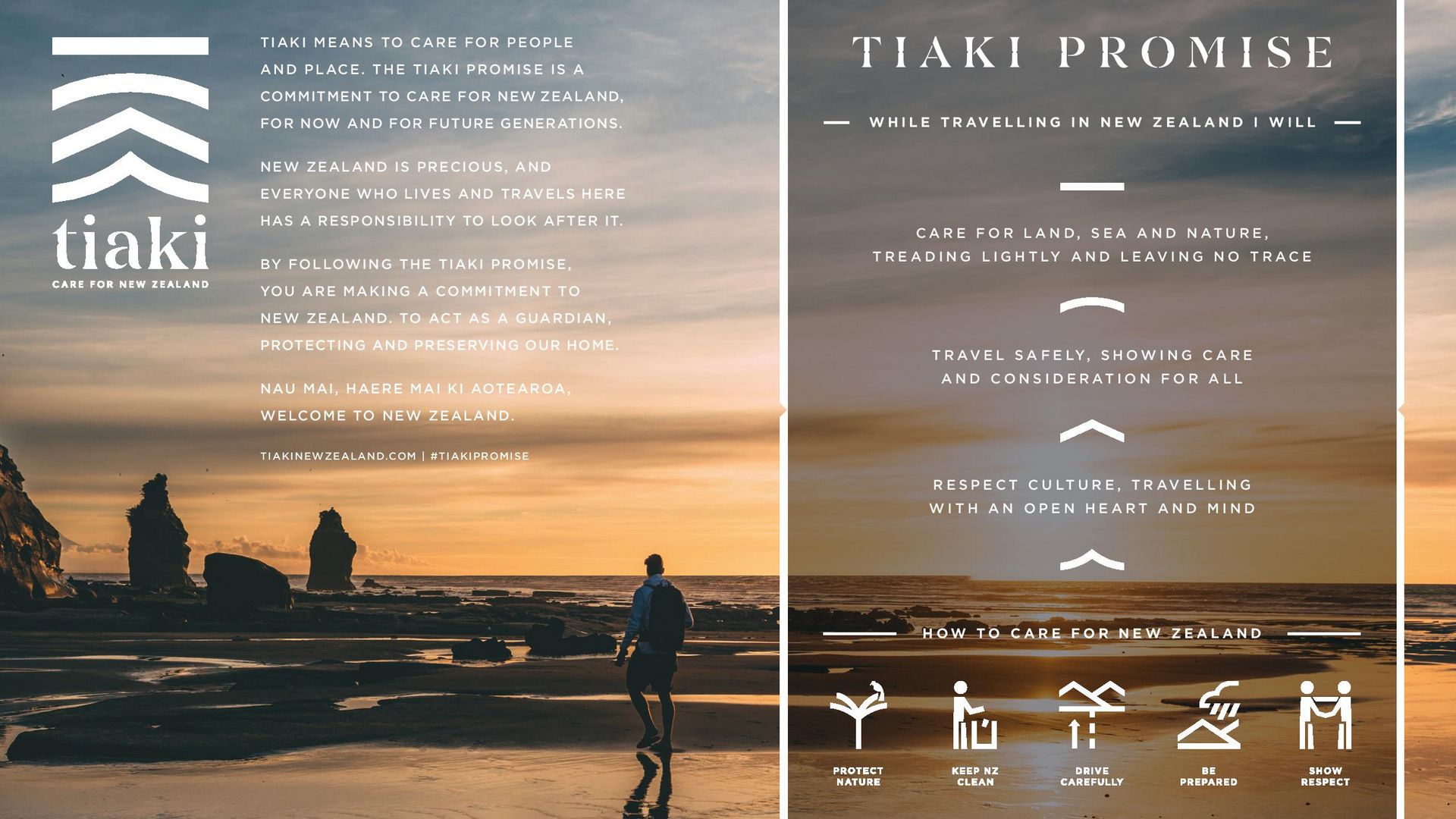 The Tiaki Promise - Looking after New Zealand for everyone