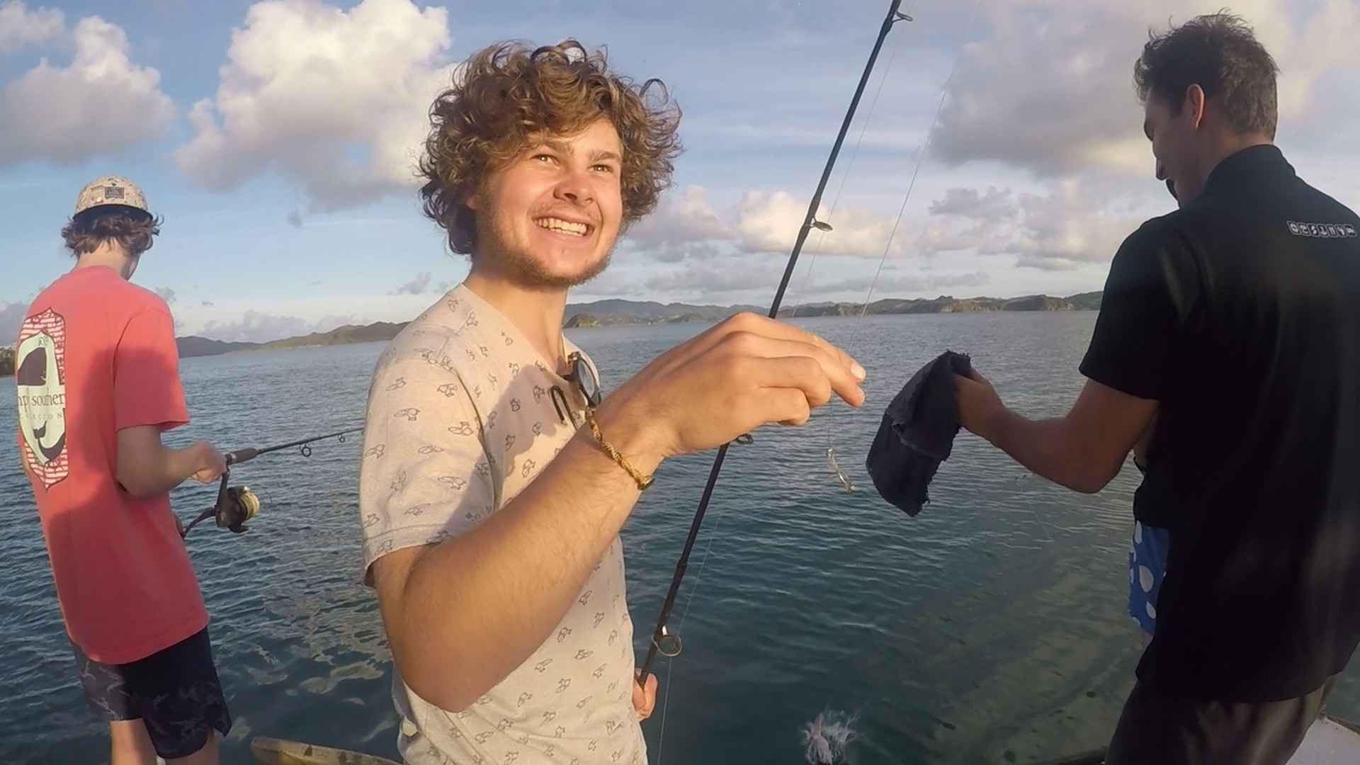 fishing snapper at The Rock NZ