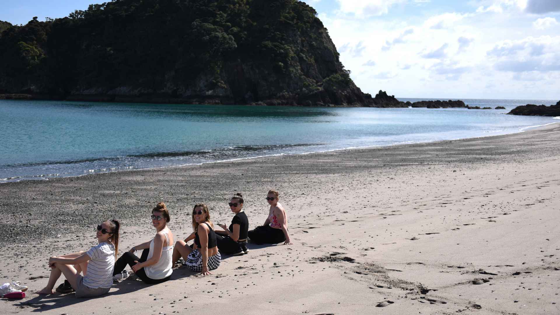 view at the rock bay of islands 